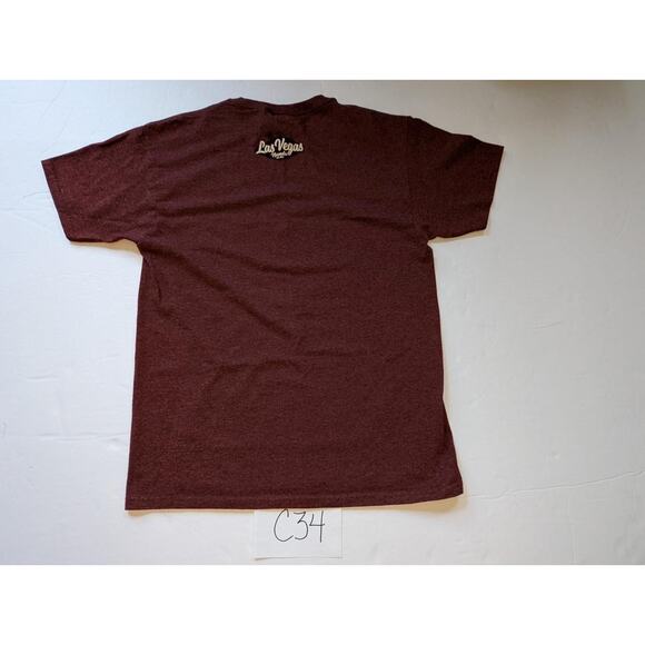 Las Vegas Nevada TShirt Size Medium Mauve Jerzees -0522C34 - Picture 3 of 3